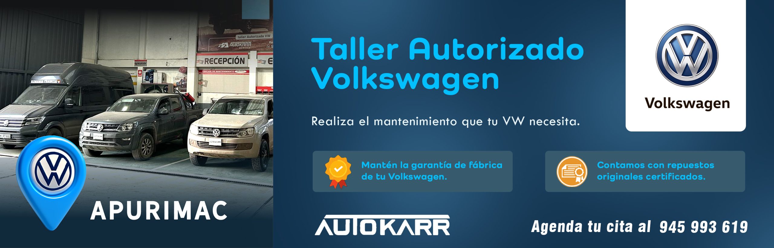 banner taller volwagen